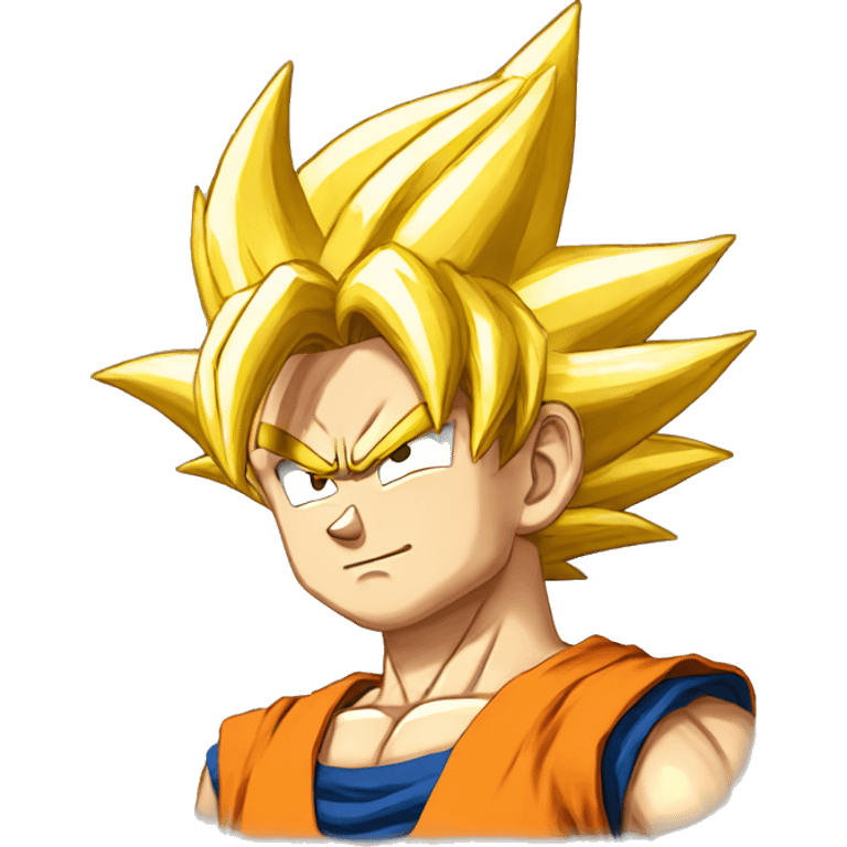 San goku in supersayan emoji