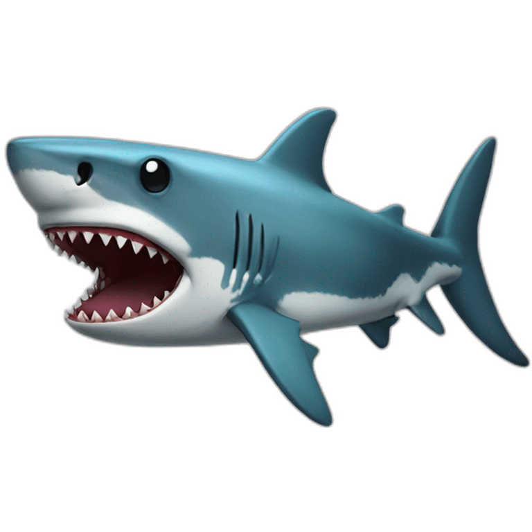 Toxic shark emoji