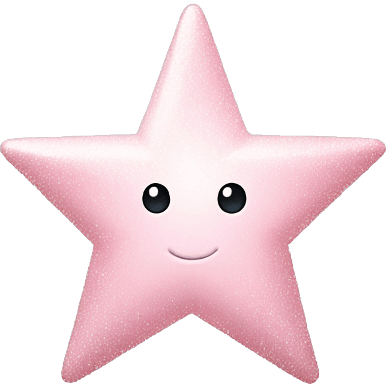 pale pink star sparkle emoji