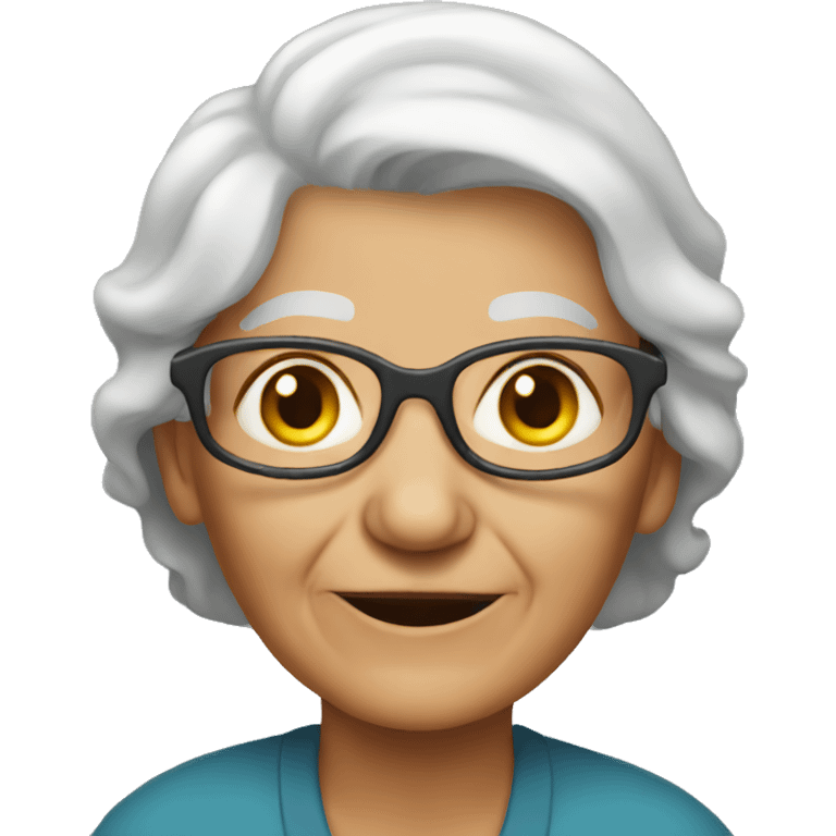 old woman  emoji