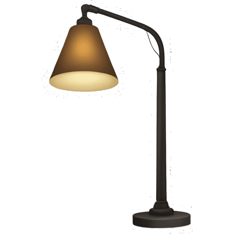 a floor lamp with just the light bulb emoji