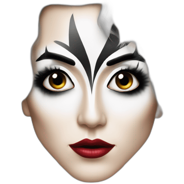 paul stanley in kiss starchild makeup emoji