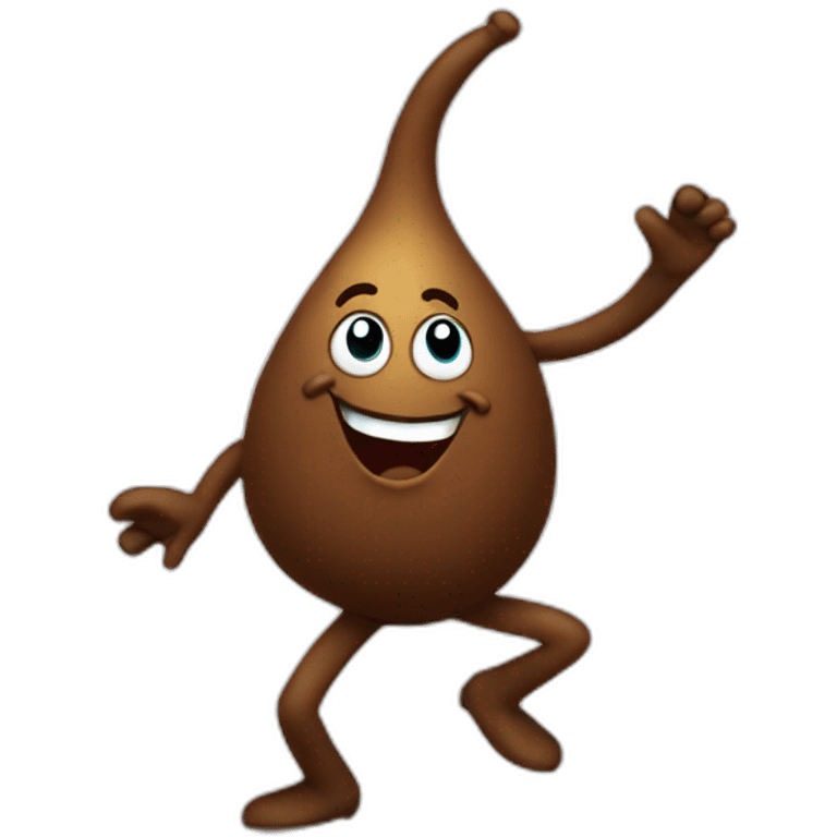 dancing poop emoji