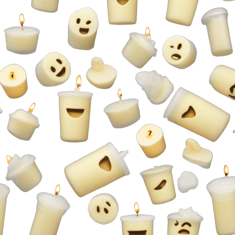 Bath and body works vanilla candle emoji