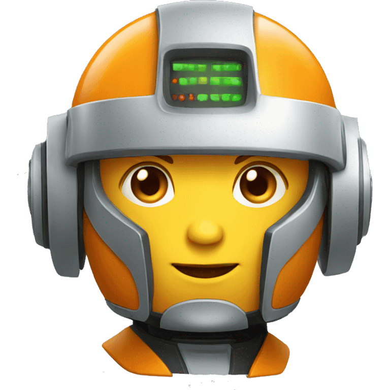 Robotino mandarin emoji