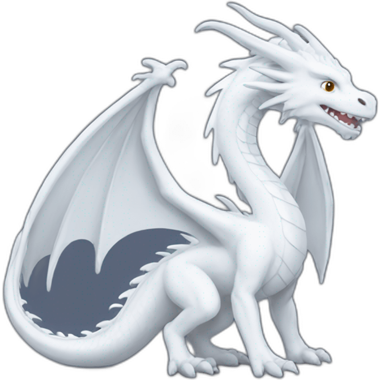 white dragon emoji