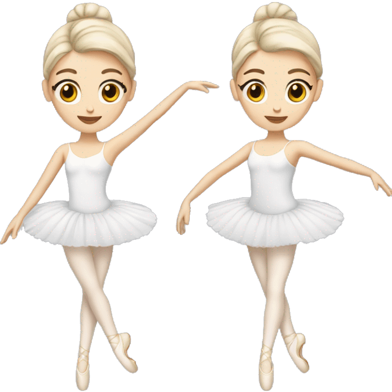 white skin ballerina emoji