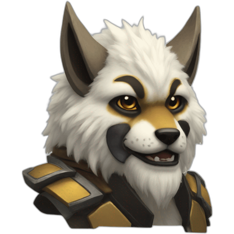 Furry protogen emoji