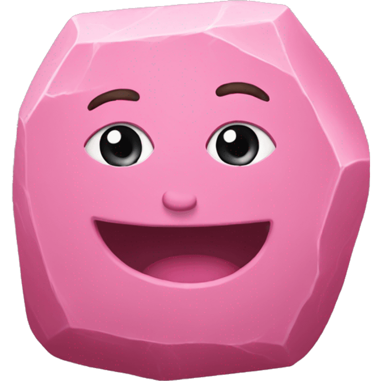 pink rock emoji