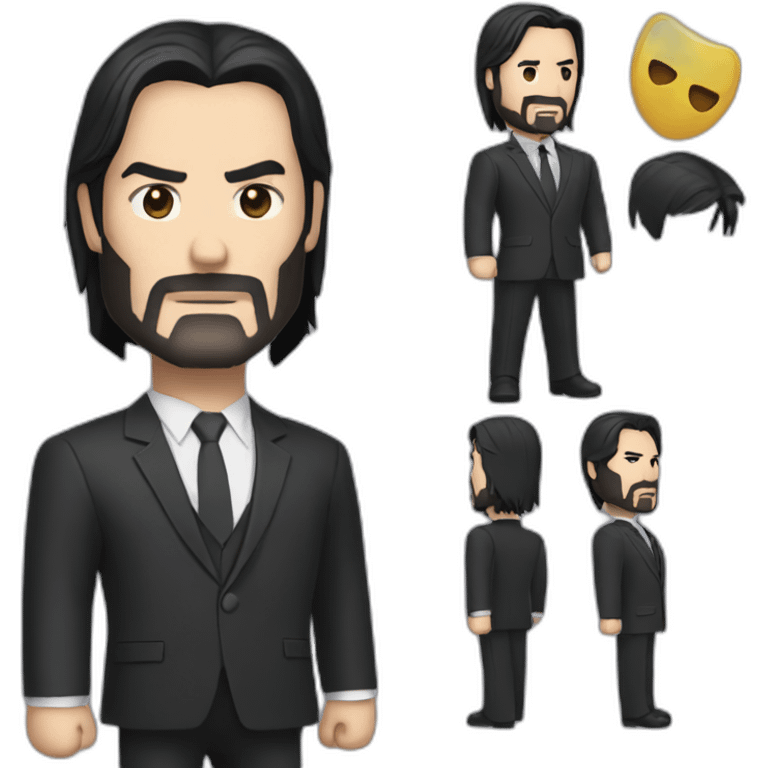 john wick superman emoji