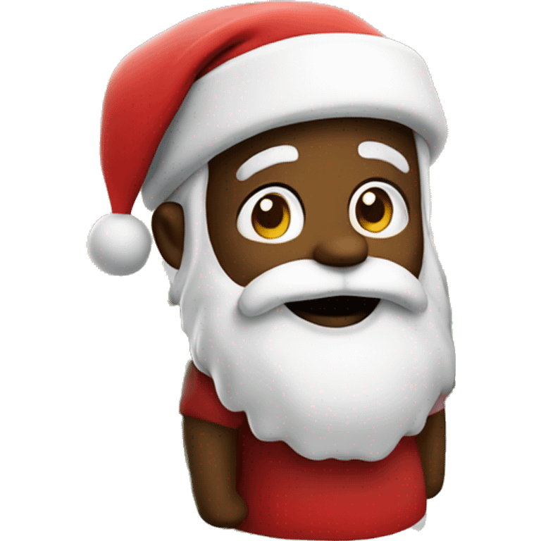 santa on an island emoji