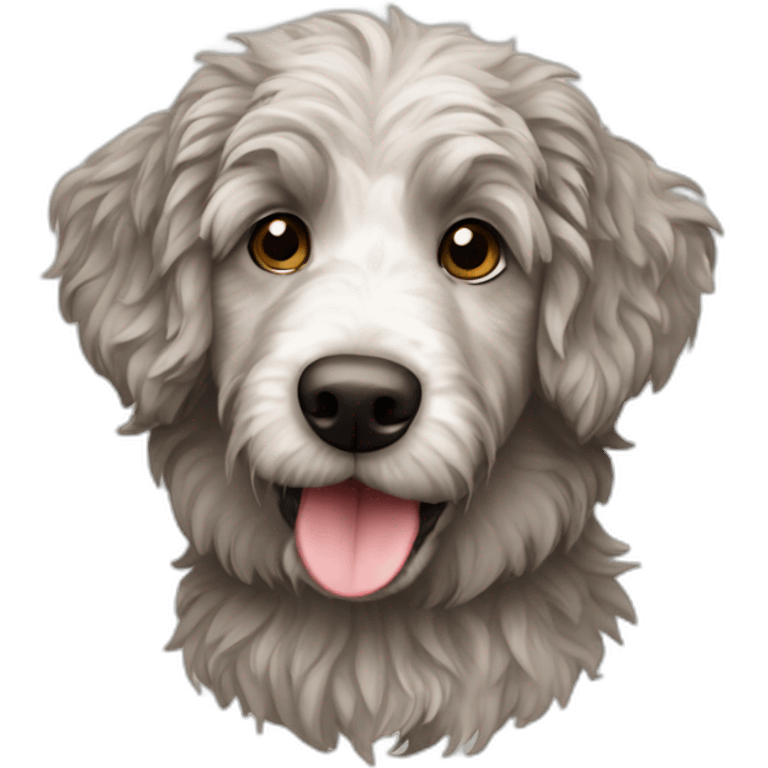 aussie mountain doodle dog emoji