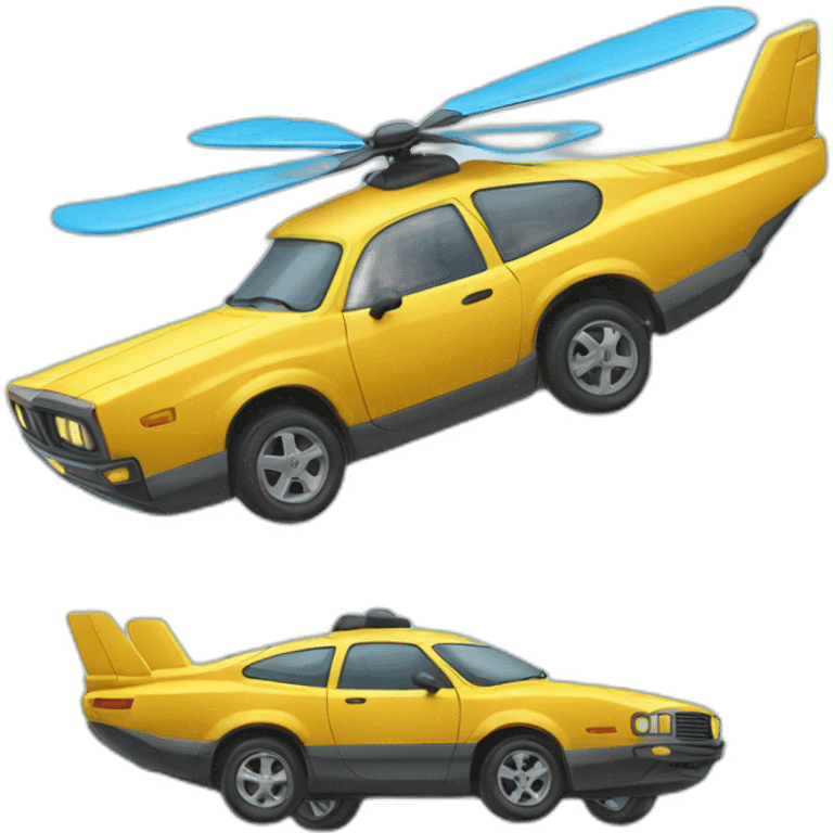 Flying car emoji