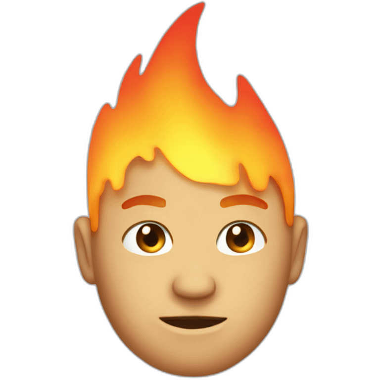 GitHub on fire emoji