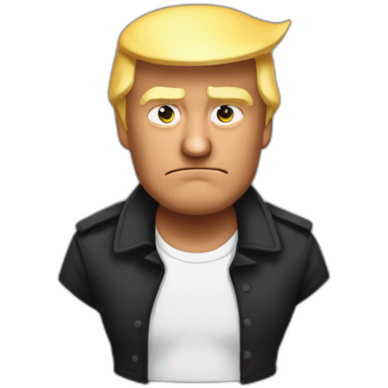 donald-trump-arrested emoji