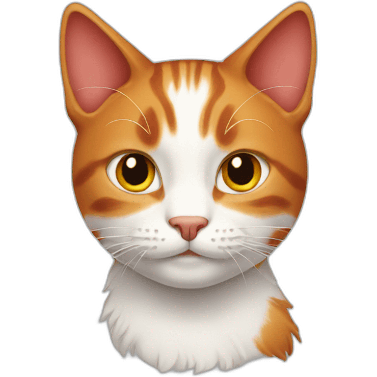 cat with red hairs emoji