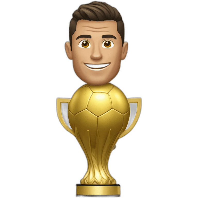 Cristiano ronaldo balon de oro emoji