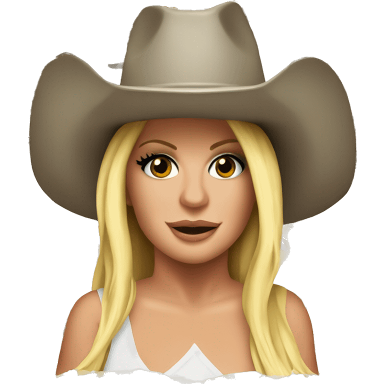 britney spears toxic with cowboy hat emoji