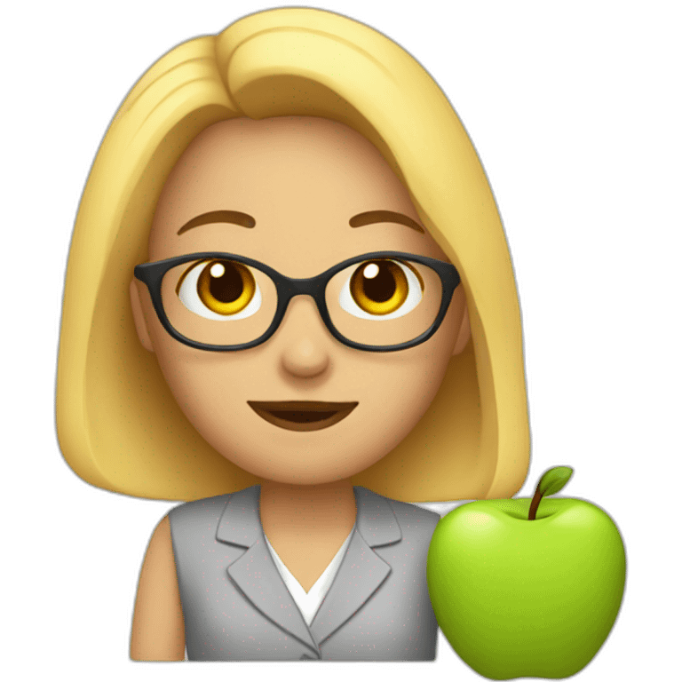 Teacher in the morning emoji