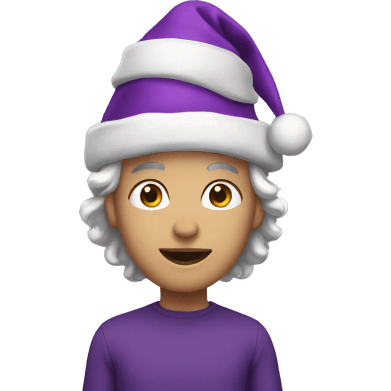 Purple Christmas  emoji