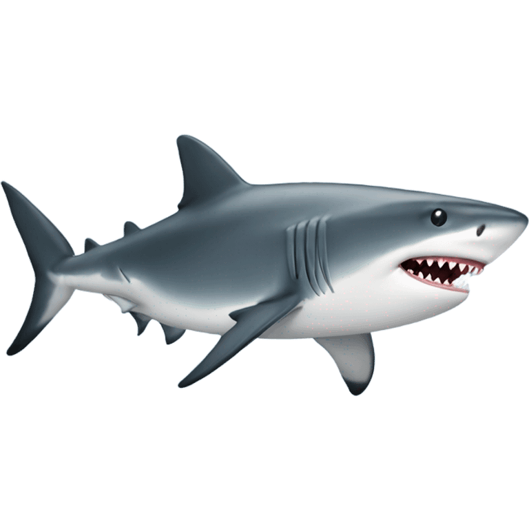 shark with top emoji