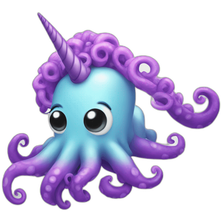 Unicorn octopus emoji