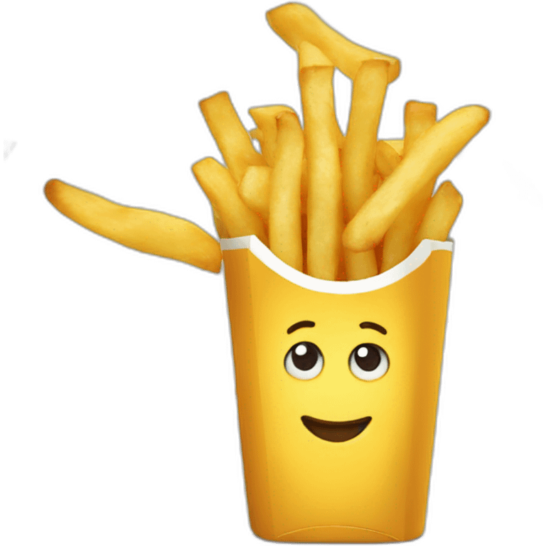 Frite vivante emoji