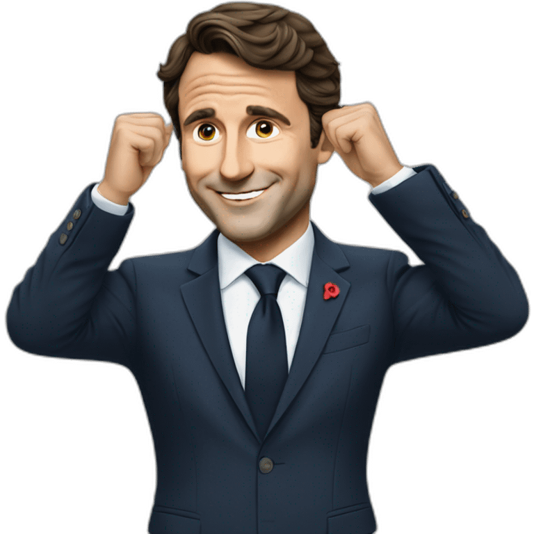 Macron trudeau emoji