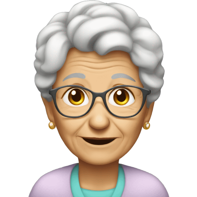 old lady  emoji