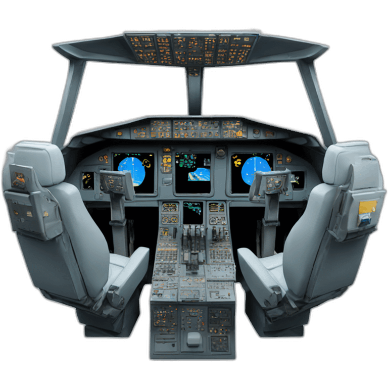 Airplane cockpit emoji