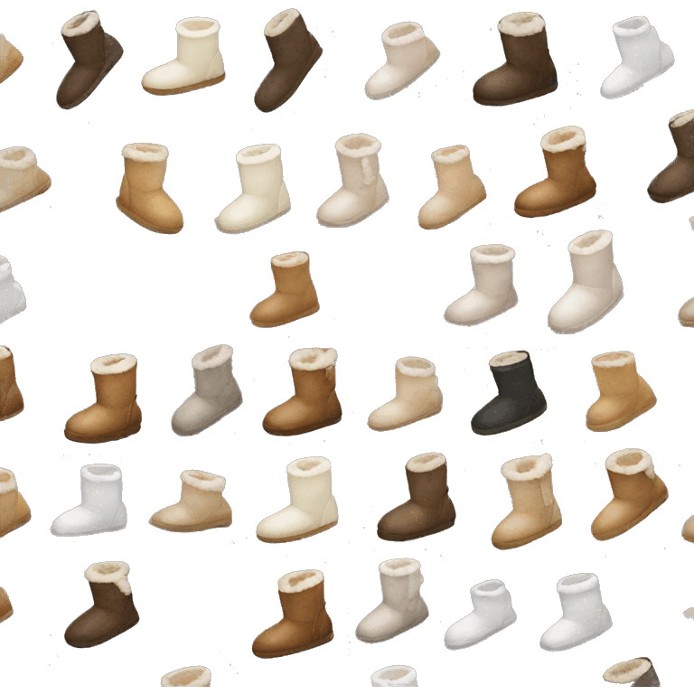 ultra mini ugg boots  emoji