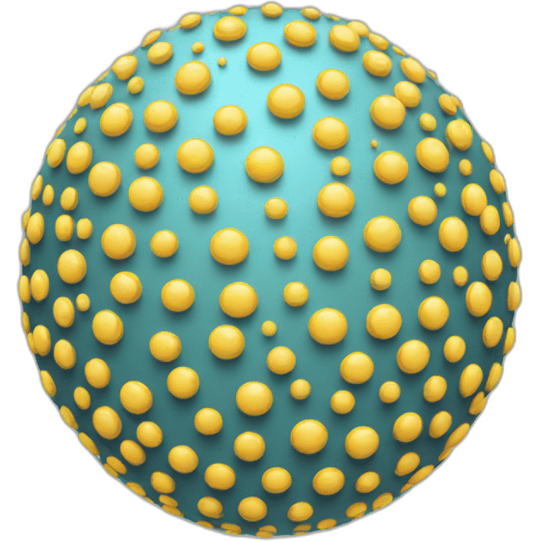 a sphere made of dots emoji