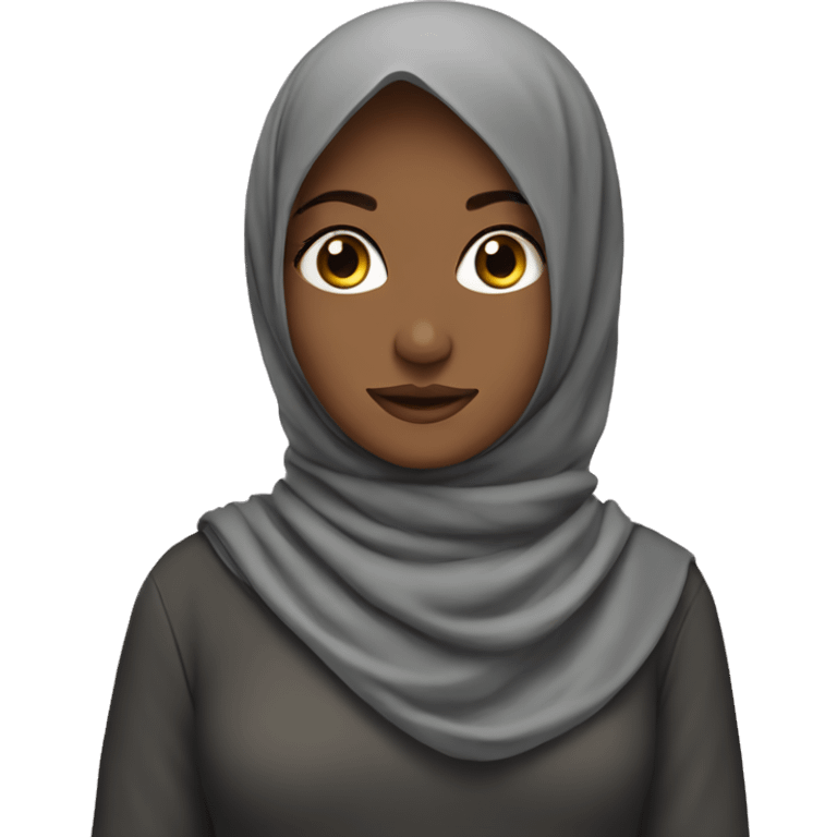 A girl with Hijaab emoji