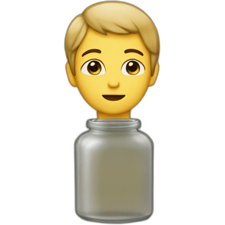 Boy's tears in a bottle emoji