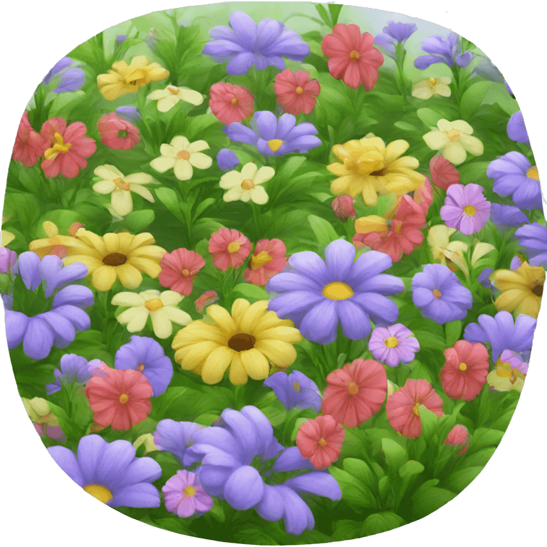 garden of flowers emoji