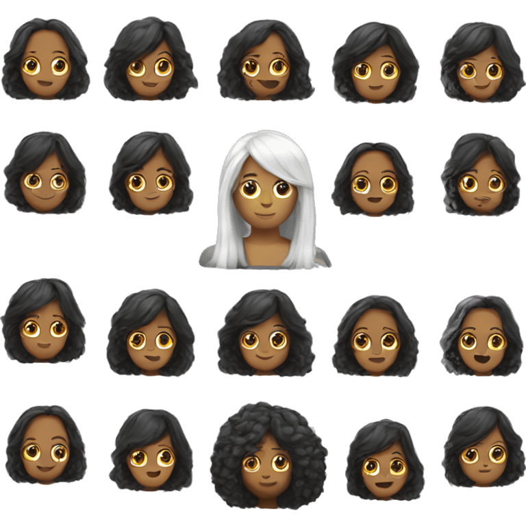 Me wearing a wisdom wig emoji