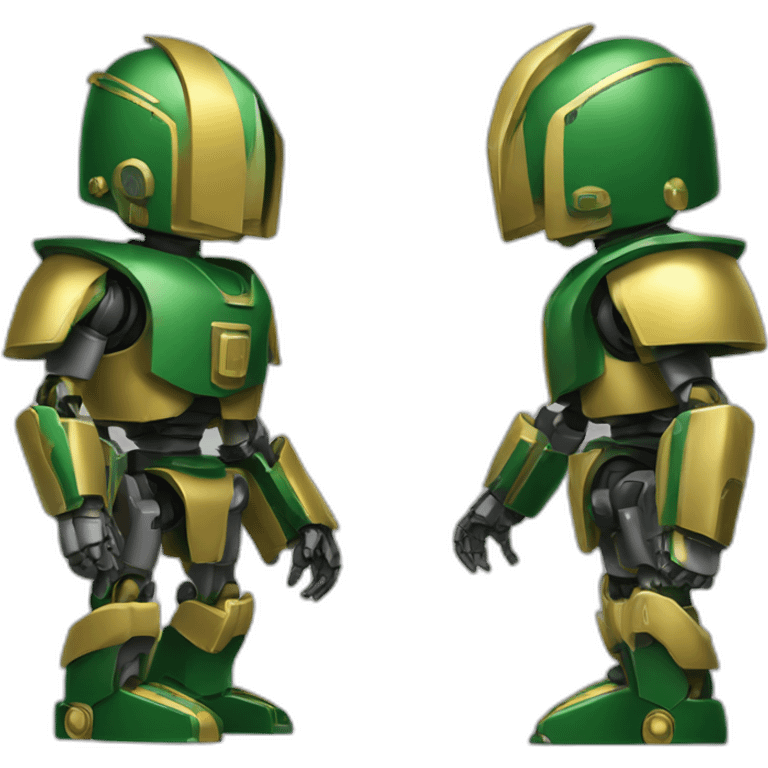 2374 FRC Jesuit crusaderbots green and gold emoji