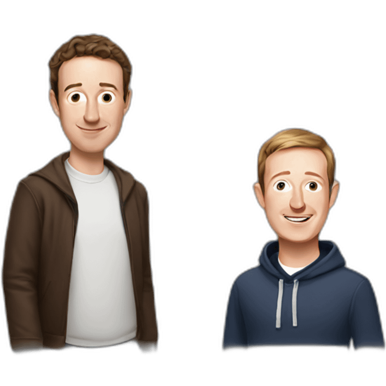 Elon and Zuckerberg emoji