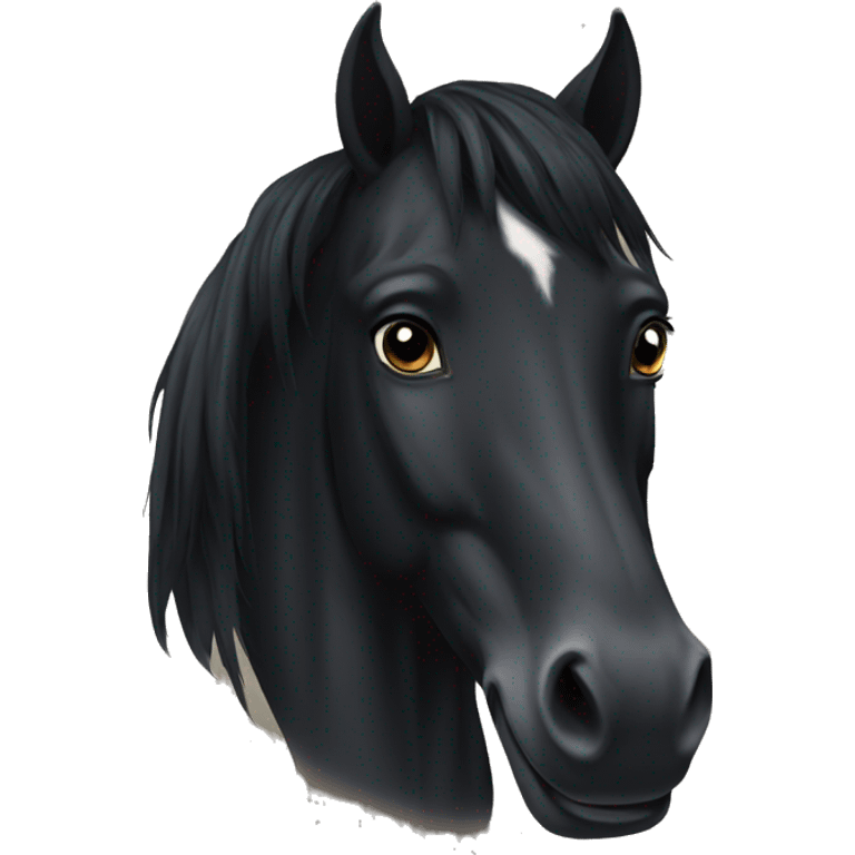 Black Horse  emoji