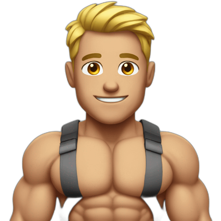 muscle guy emoji