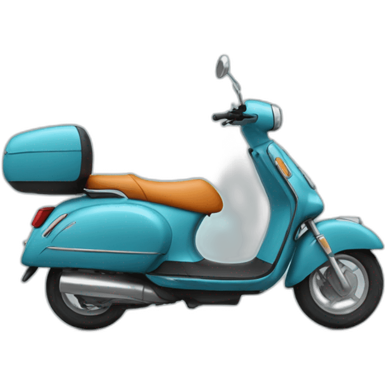 Holland sur un scooter emoji