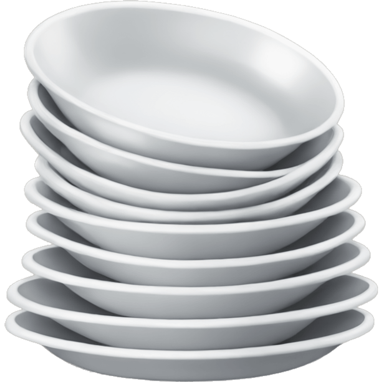 a pile of clean dishes emoji