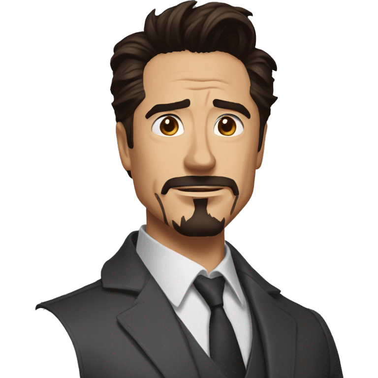 tony stark make funny emoji