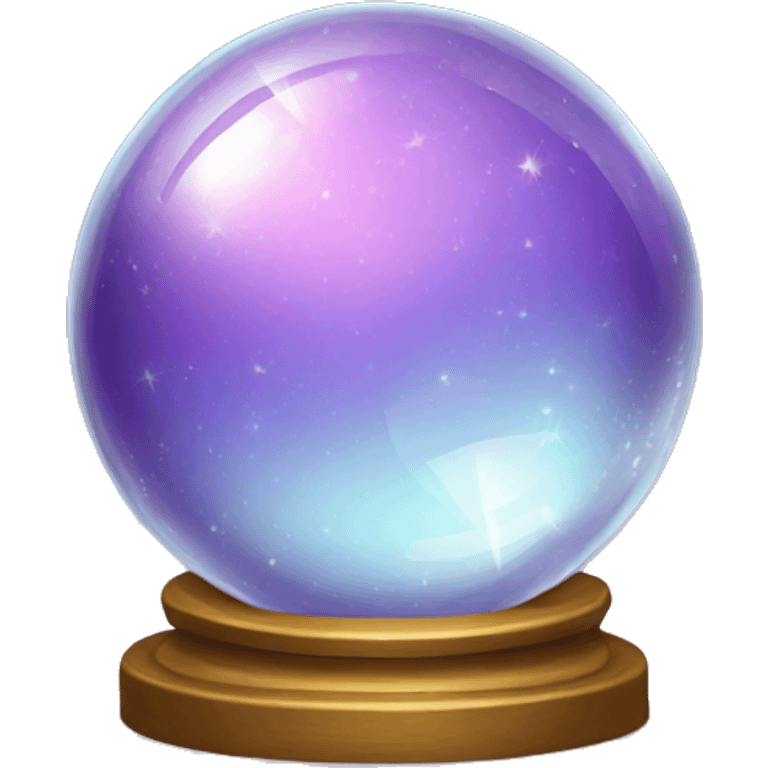 crystal ball sparkles emoji