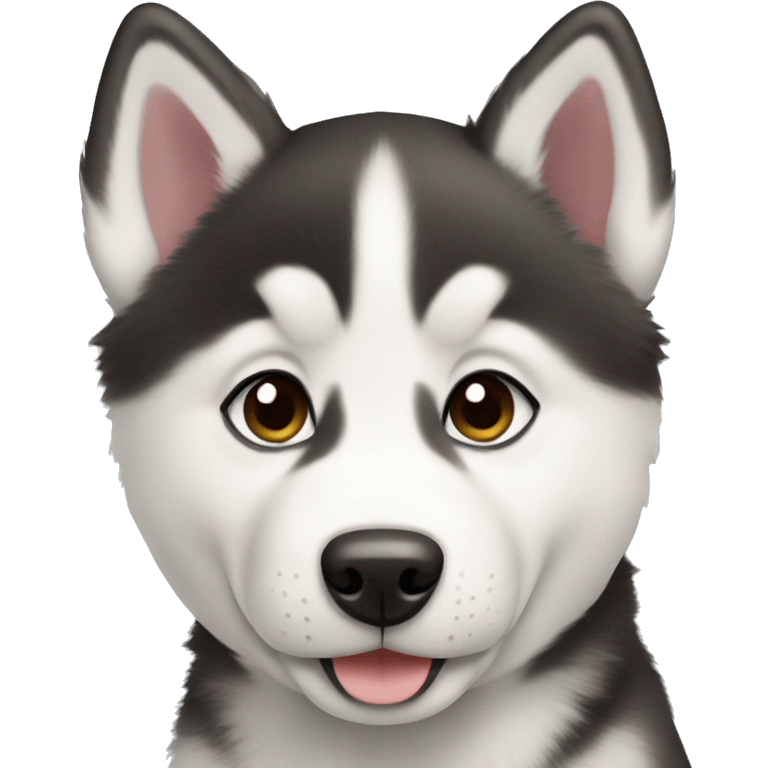 siberian husky puppy emoji