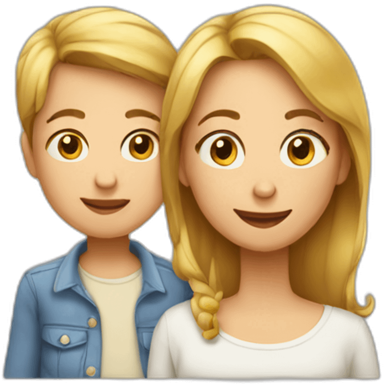 Mama und Sohn emoji