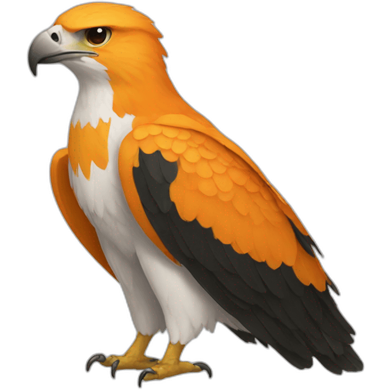 Águila naranja  emoji