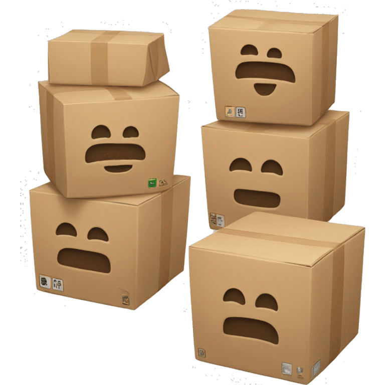 five boxes emoji