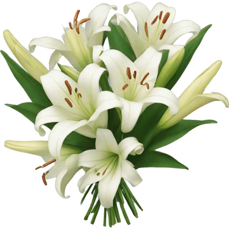 Bouquet of lilies emoji