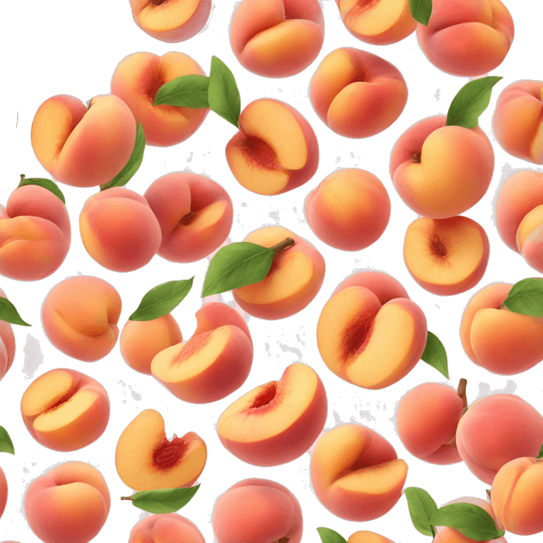 Pink peach emoji